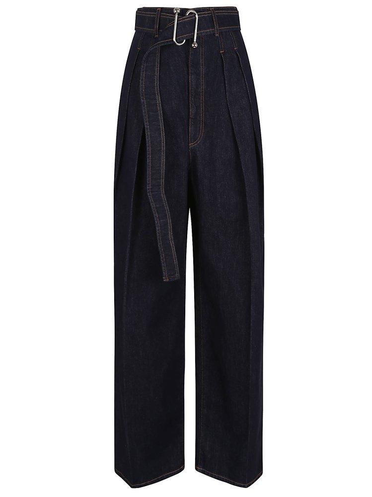 デニム・ジーパン SPORTMAX PROCIDA - Low-waisted oversize denim trousers Sportmax PROCIDA Oversized low-rise 5-pocket trousers