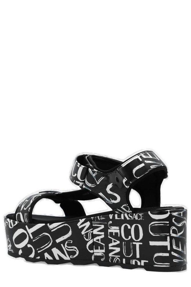 Versace Jeans Couture Mallory Platform Sandals in Black Lyst