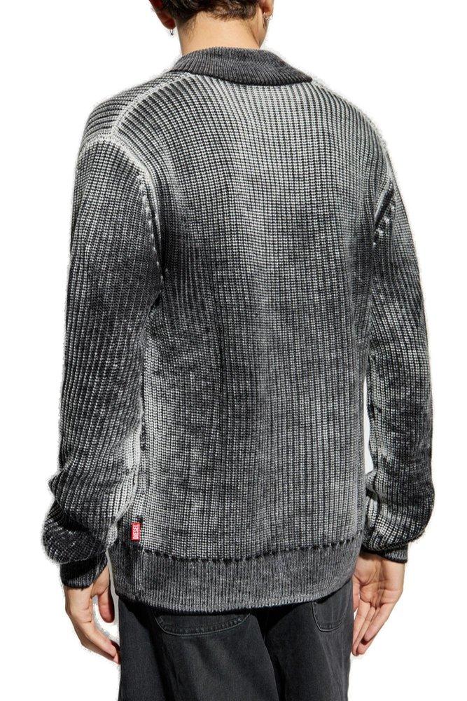 DIESEL Cardigan K-Arini in Black for Men | Lyst