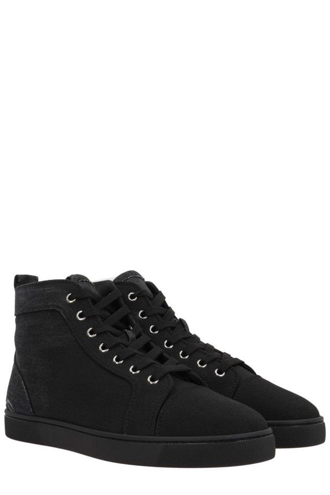 Christian Louboutin Louis High top Sneakers in Black for Men Lyst UK
