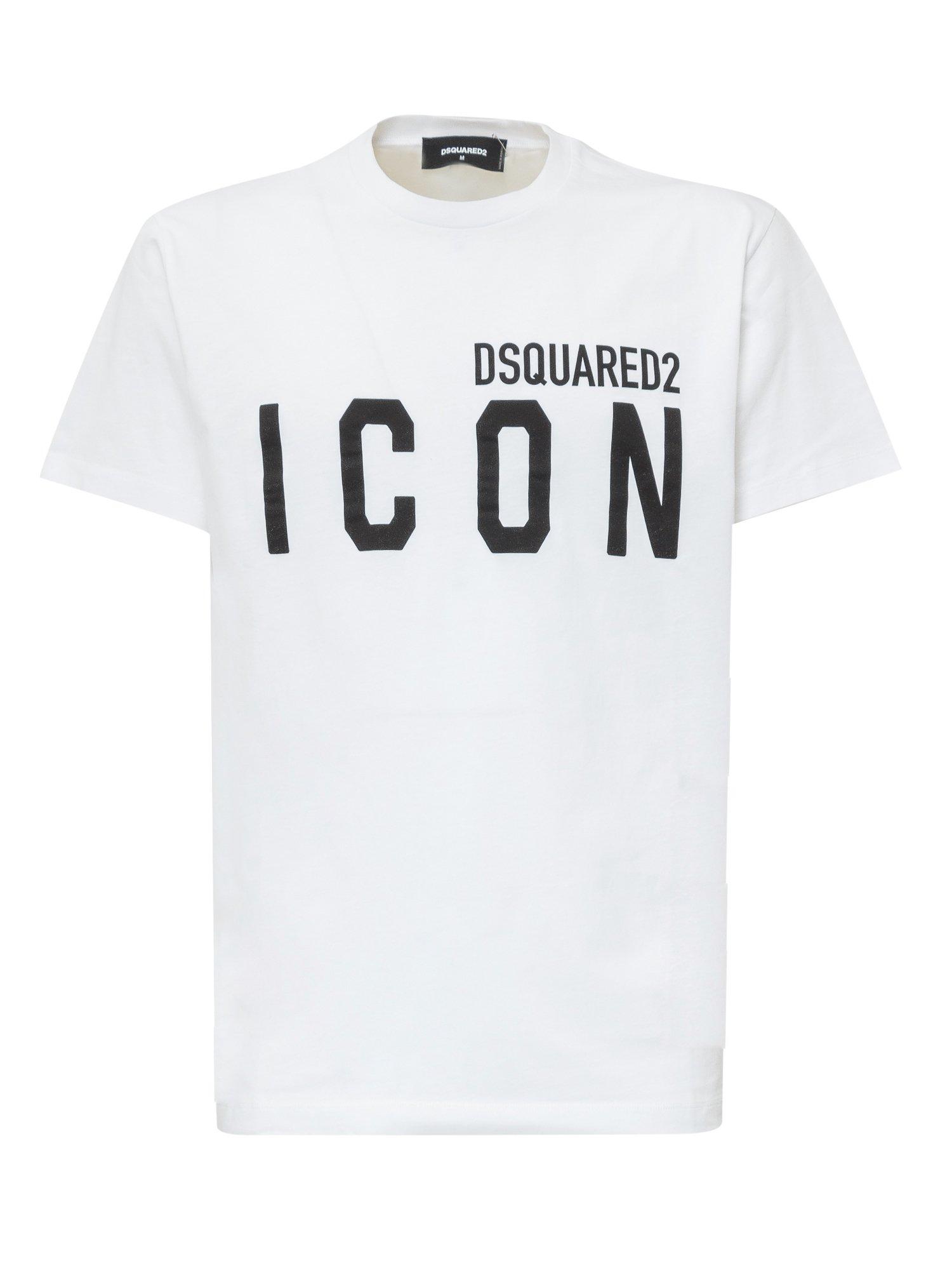 DSquared² Cotton T-shirt With Neon Logo 