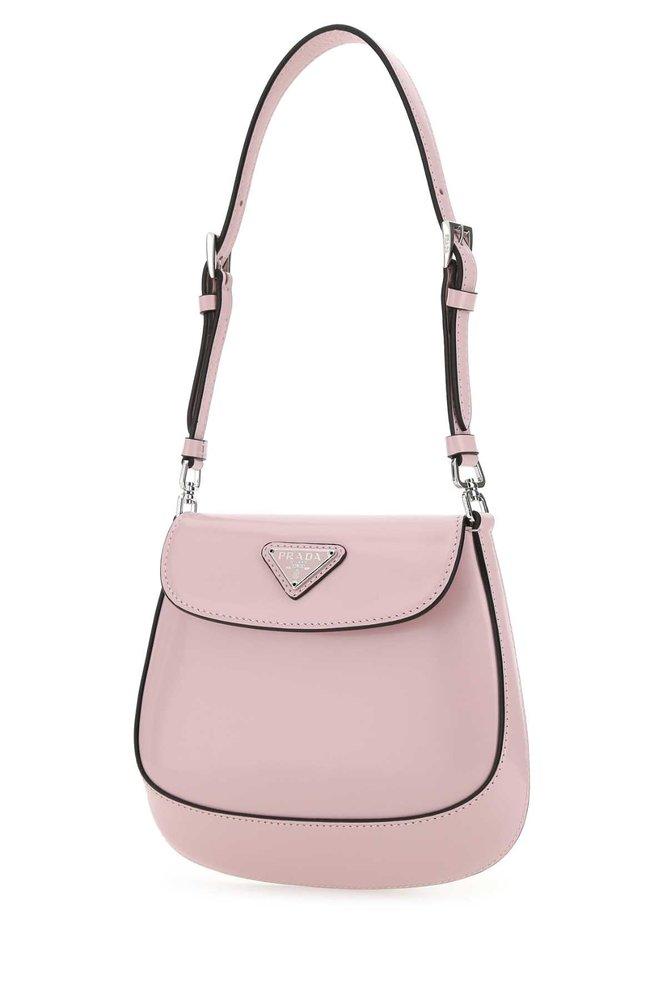 PRADA: bag in brushed leather - Pink