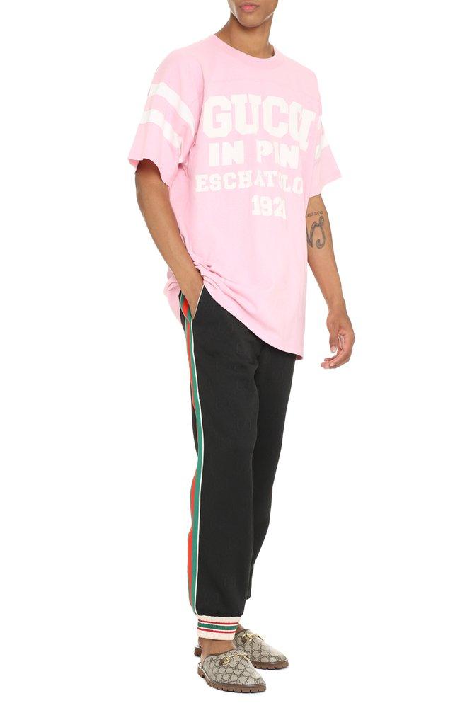Pink gucci shirt mens 2025
