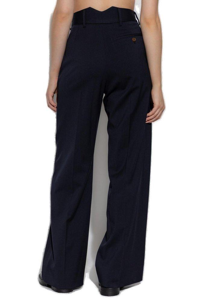 パンツ VIVIENNE WESTWOOD Women Straight Pants 1F01000ZW018V Blue Vivienne Westwood Cotton Straight Jeans | Blue | FARFETCH ID
