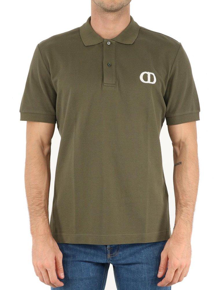 Dior Cd Icon Polo Shirt in Green for Men