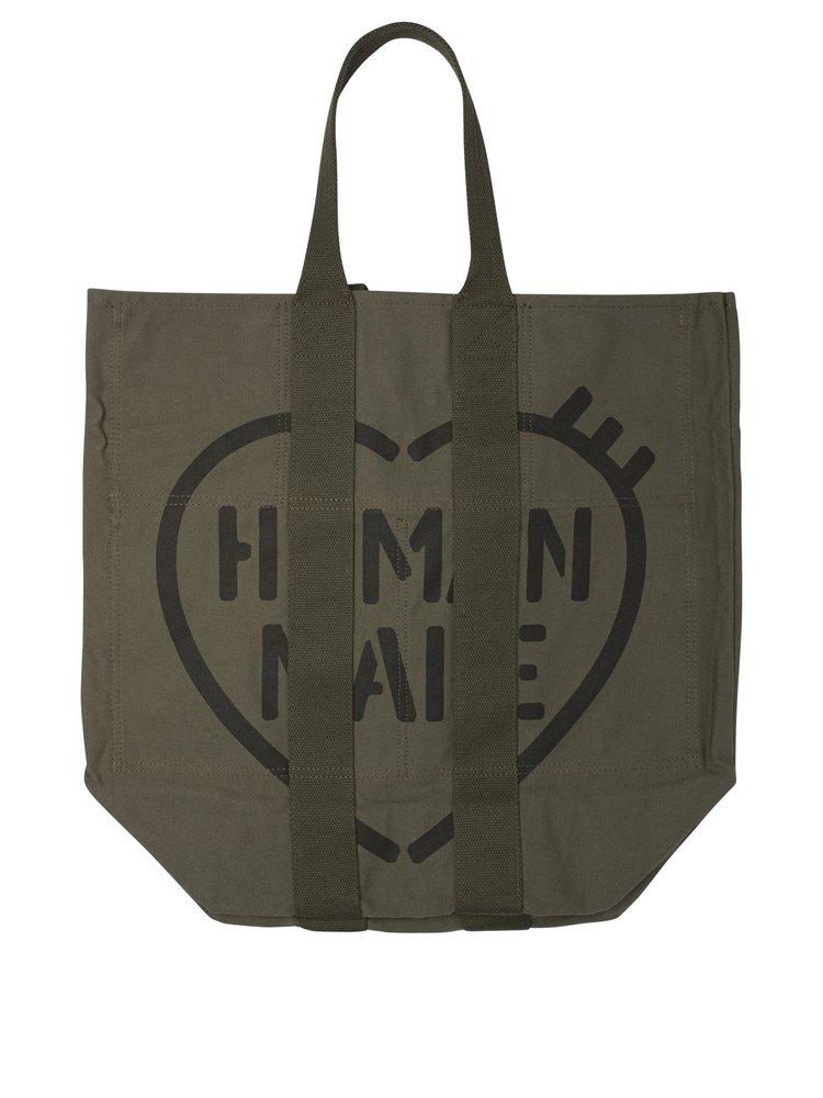 Humanmade トートバッグロゴ刺繍ツートン