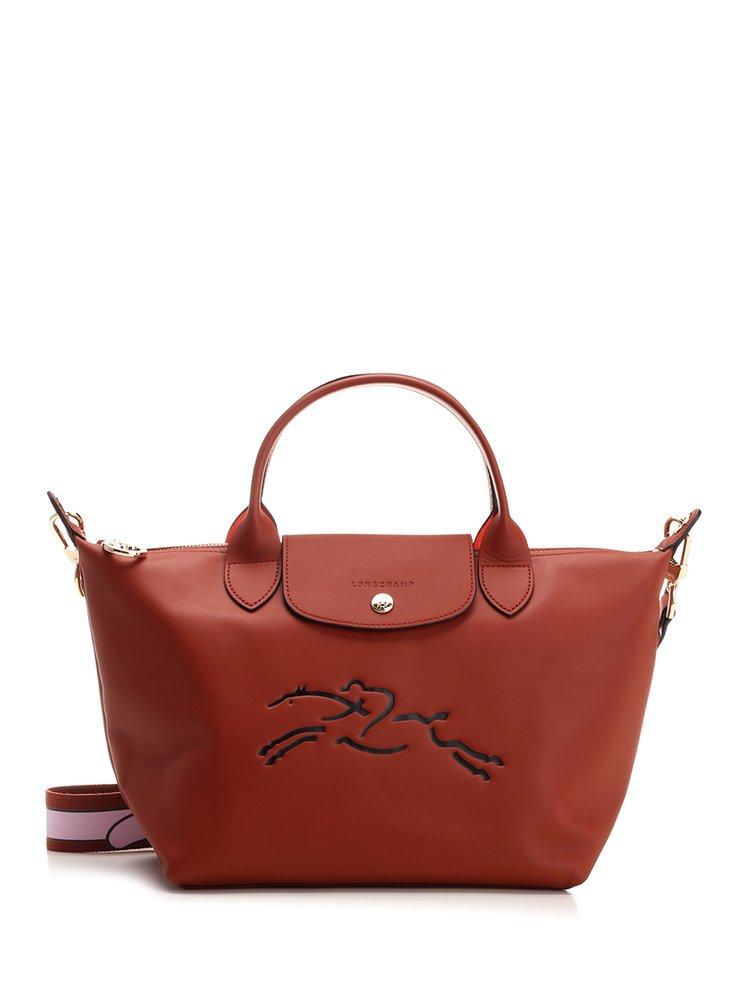 Longchamp Le Pliage Extra Small Top Handle Bag in Red