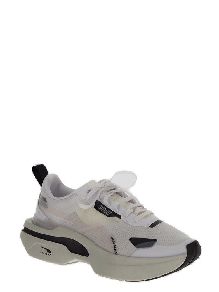 PUMA Chunky Panelled Lace-up Sneakers in Gray | Lyst