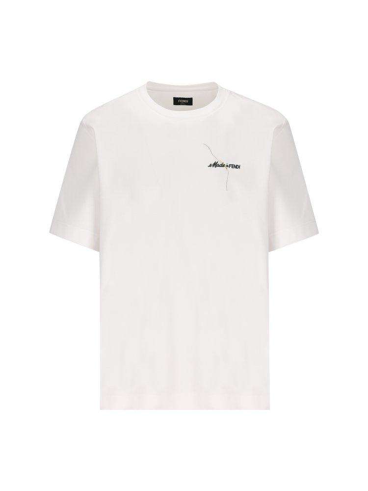 Fendi T-shirts And Polos in White for Men | Lyst