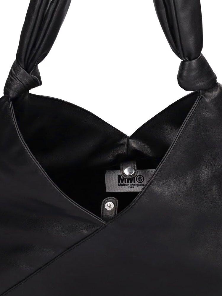MM6 by Maison Martin Margiela Medium Japanese Knotted Shoulder Bag in Black  | Lyst