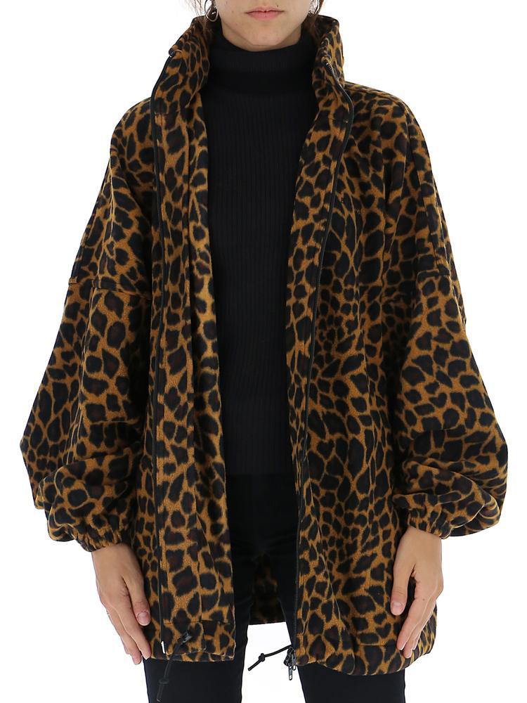 balenciaga leopard jacket