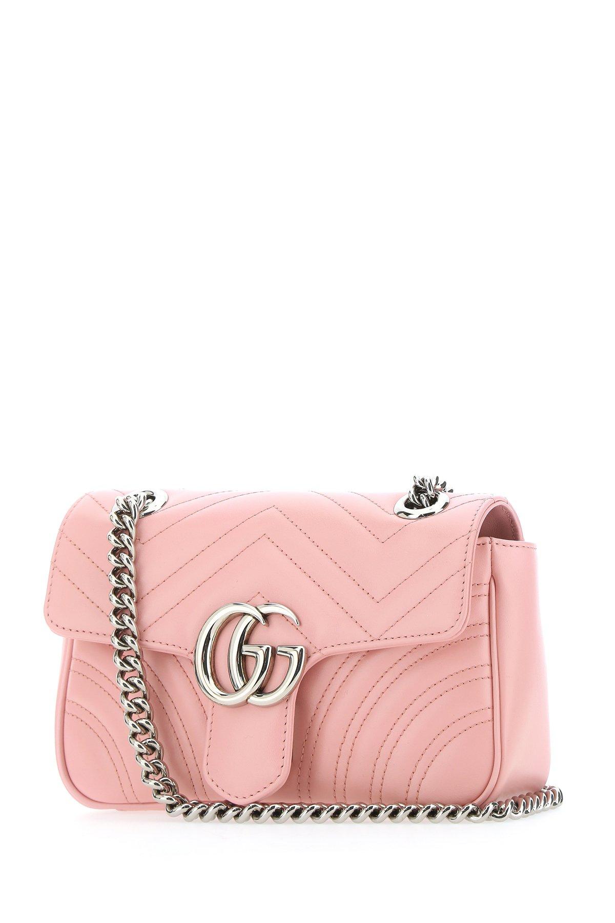 Gucci GG Marmont Small Matelasse Leather Shoulder Bag in Pink - Save 16% -  Lyst