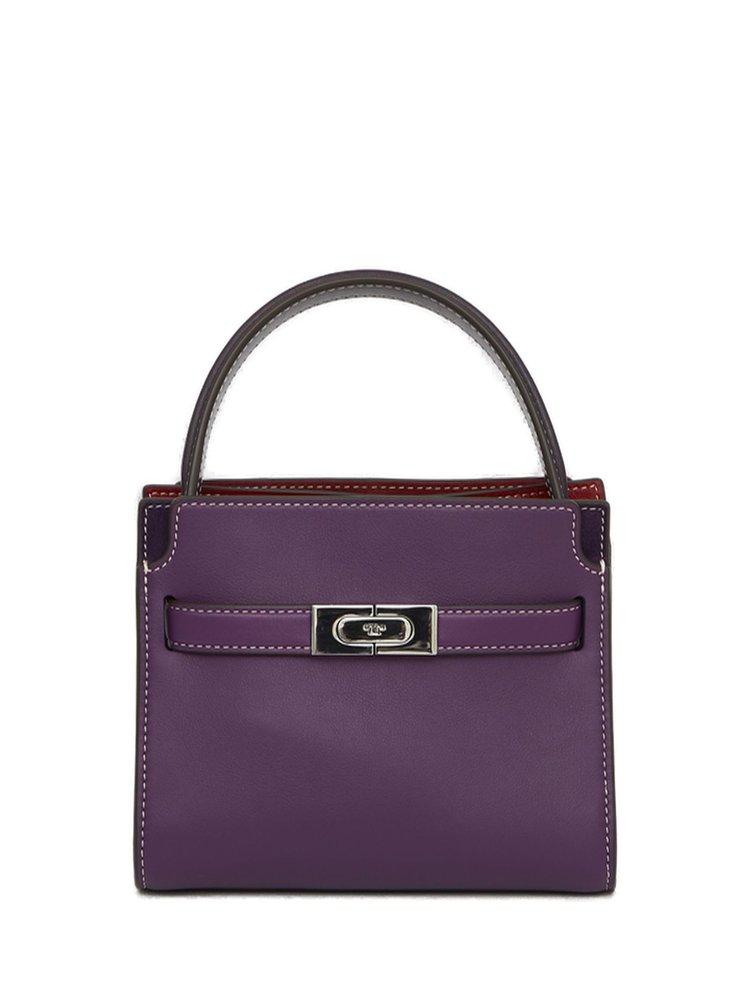 Tory Burch 'lee Radziwill Petite' Shoulder Bag in Purple