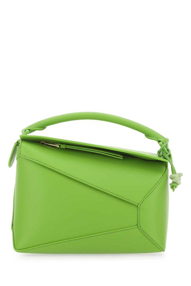 Loewe Puzzle Edge Small Tote Bag in Green | Lyst
