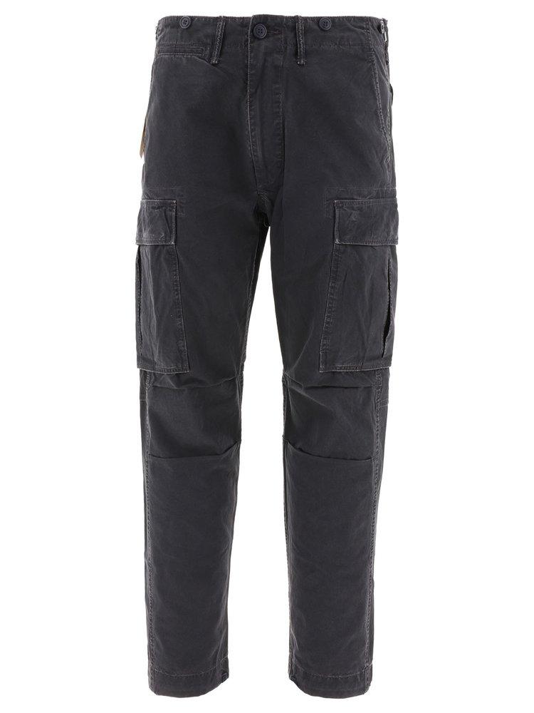 Ralph Lauren Rrl Surplus Cargo Trousers in Blue for Men | Lyst