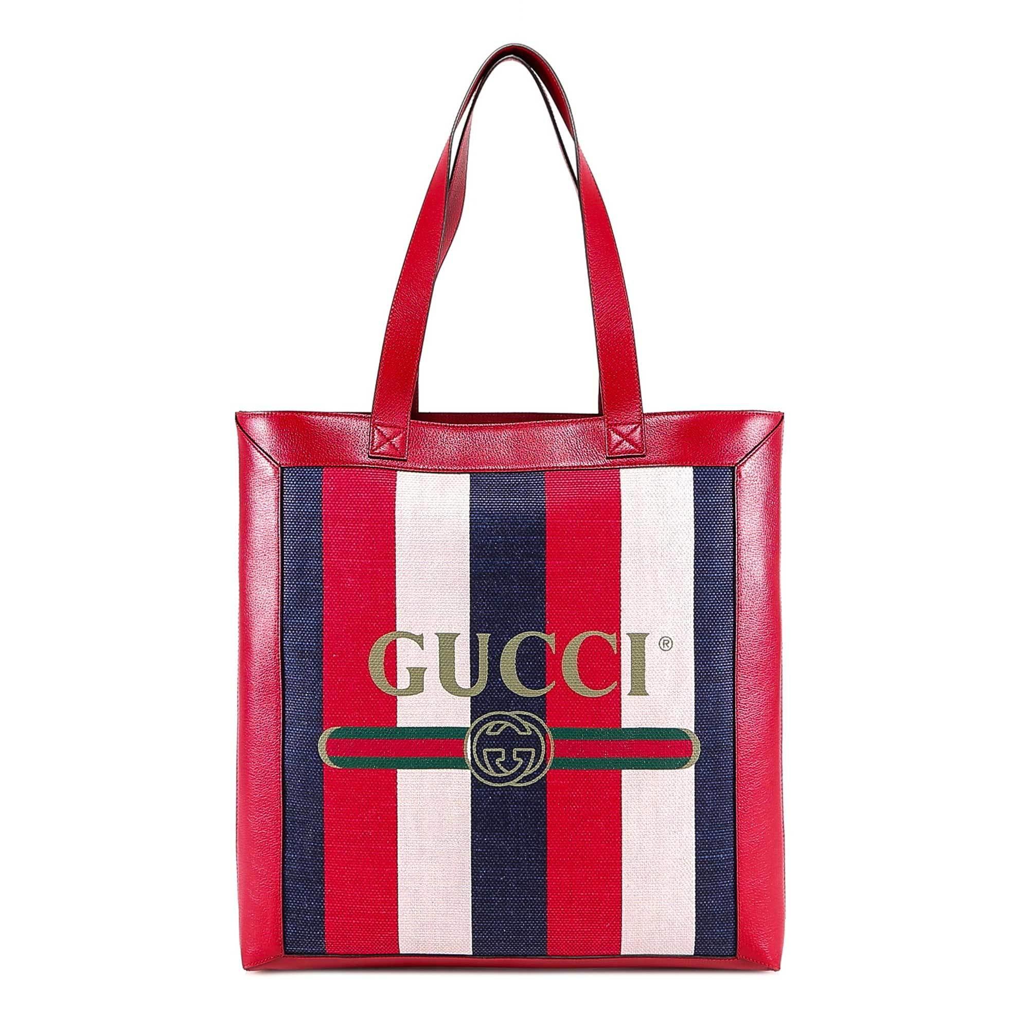 gucci print medium tote