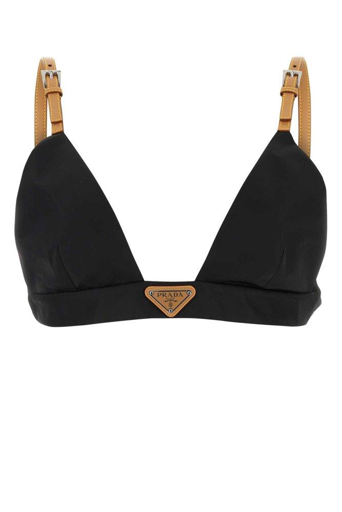 【プラダ・PRADA】Printed nylonette bra Prada Printed Nylonette Bra Top | Saks Fifth Avenue