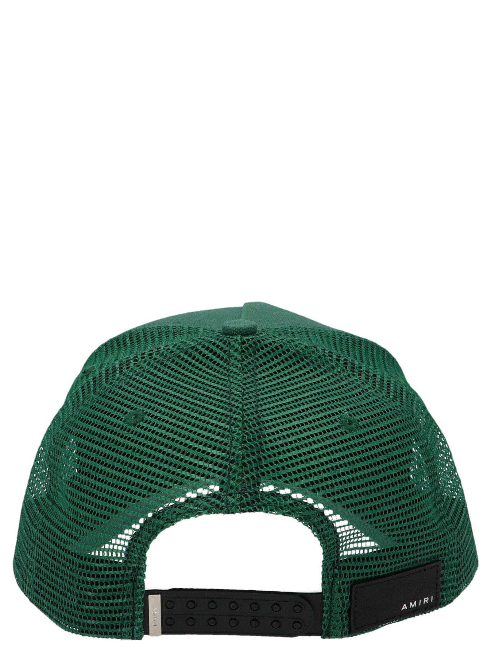 Amiri Cotton Logo Mesh Cap in Green for Men | Lyst