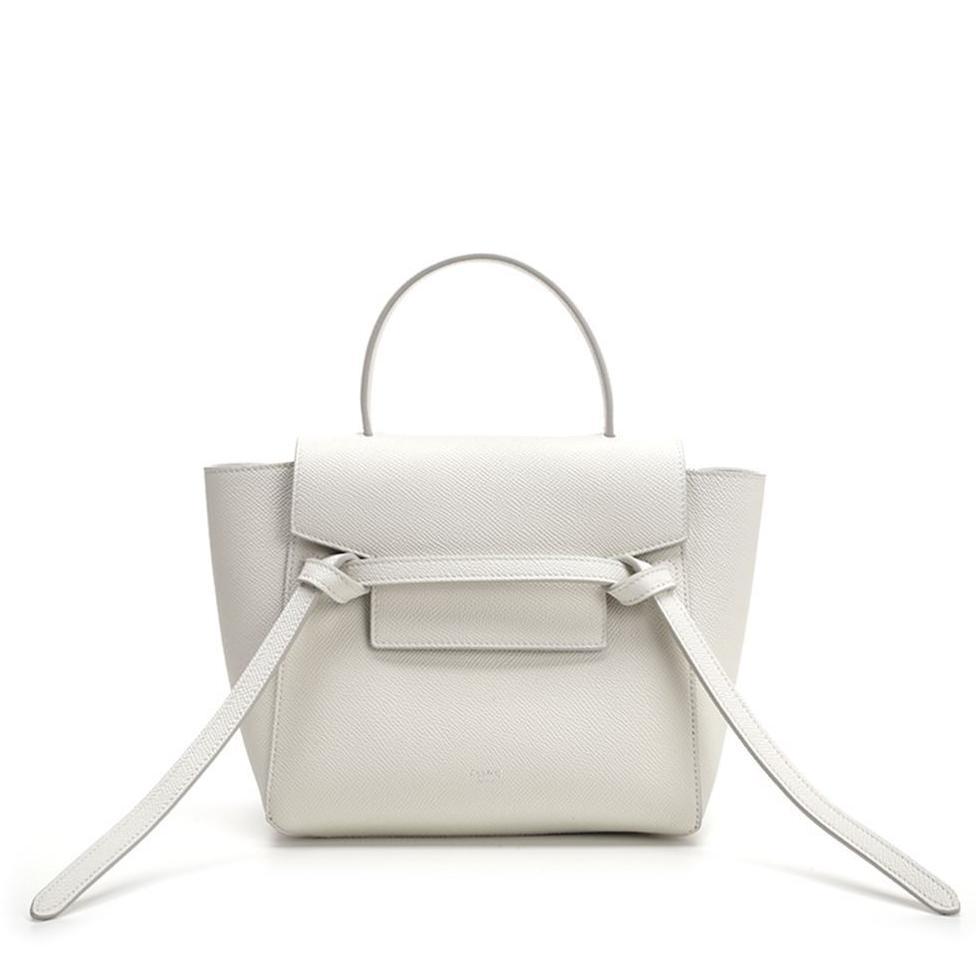 Celine Nano Belt Bag in White | Lyst