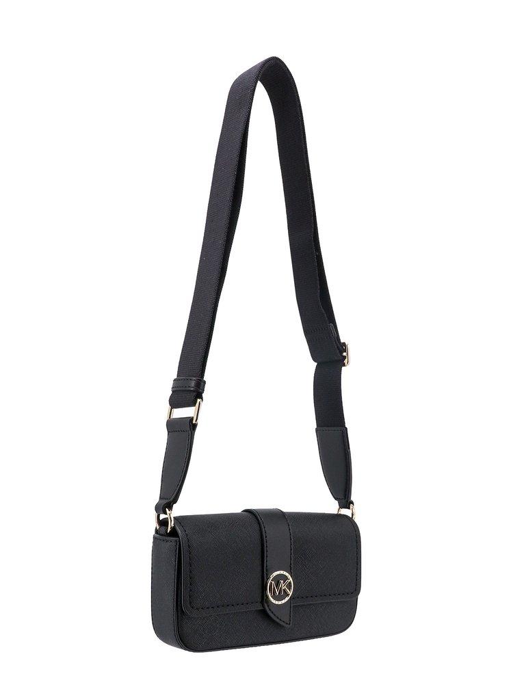 MICHAEL Michael Kors Greenwich Extra-small Saffiano Leather Sling Crossbody  Bag in Black