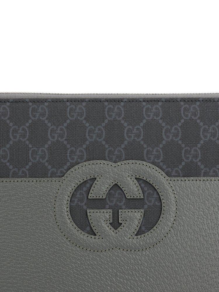 Gucci GG Supreme Blooms Zip Clutch - Neutrals Clutches, Handbags -  GUC1264684
