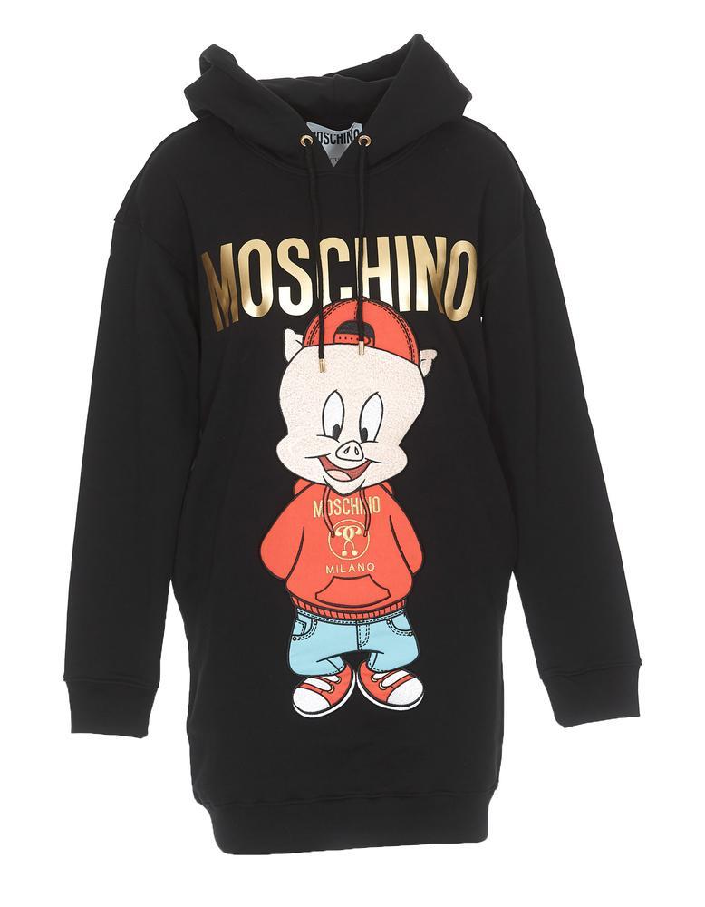Moschino oversized best sale hoodie