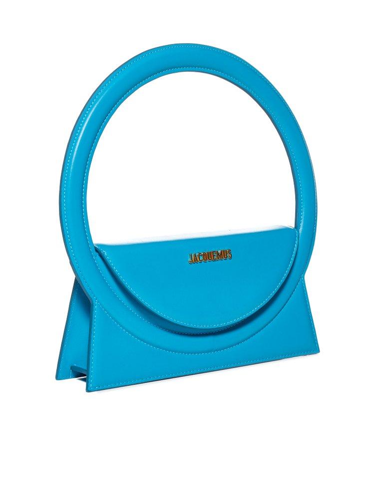 Jacquemus Le Sac Rond Top Handle Bag in Blue | Lyst