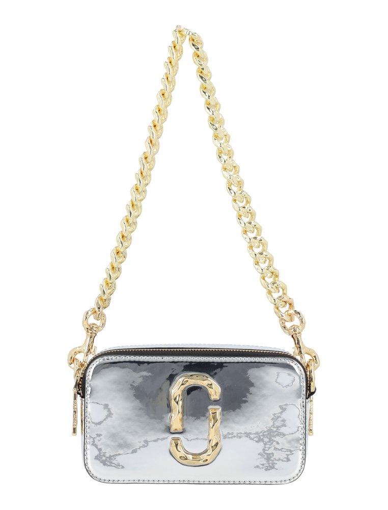 Marc Jacobs The Snapshot Camera Bag Ivory in Leather with Gold