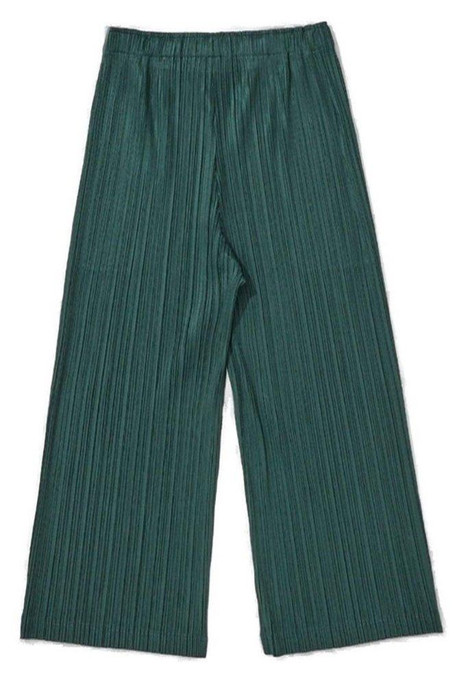 PLEATS PLEASE ISSEY MIYAKE Flare Trousers | Holt Renfrew
