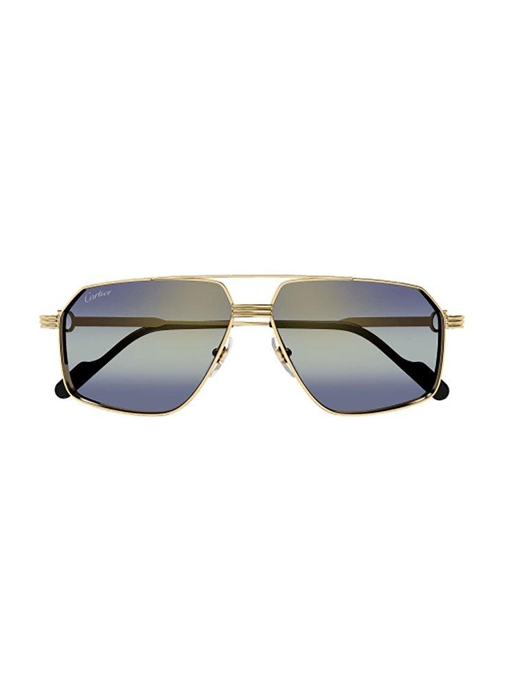 Cartier Hexagonal Frame Sunglasses for Men Lyst UK