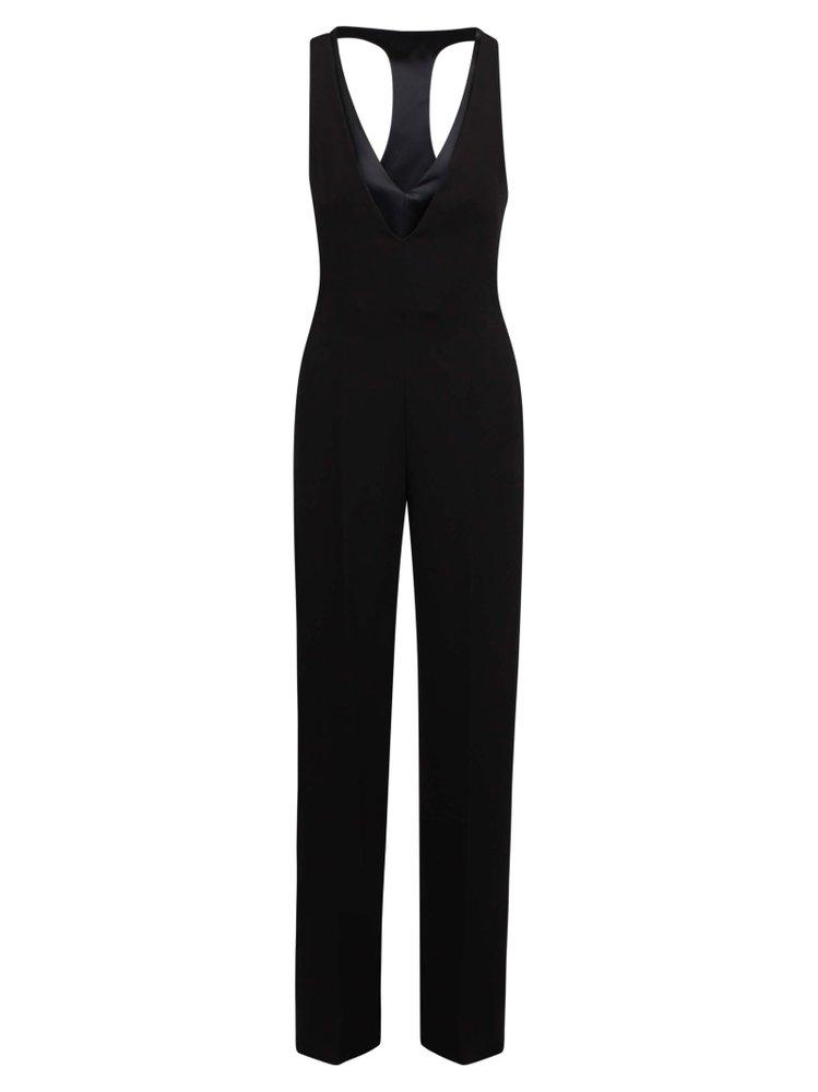 オールインワン・サロペット MAX MARA Women Jumpsuits ARMONIA 301 004 Black Max Mara Armonia V-Neck Sleeveless Jumpsuit in Black | Lyst