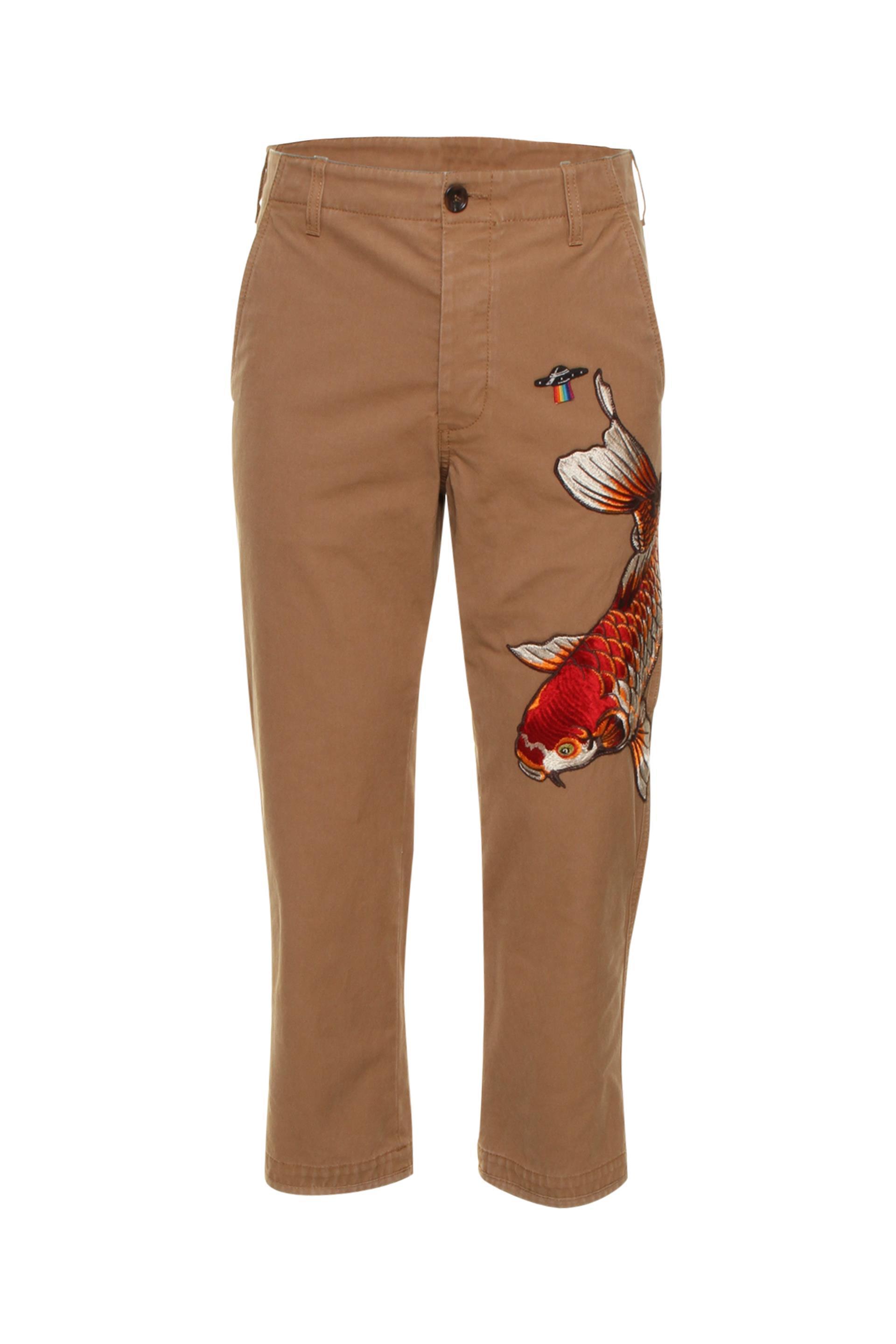 Gucci embroidered pants Outlet