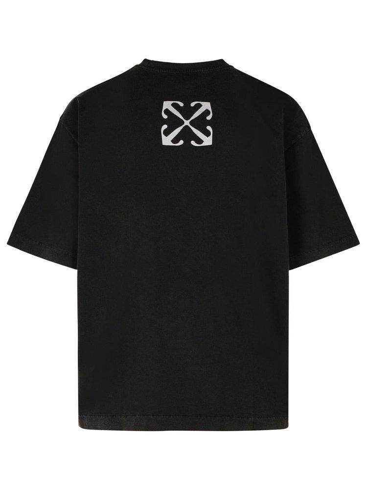 Off White c o Virgil Abloh Off Mary Skate Cotton T Shirt in Black for Men Lyst