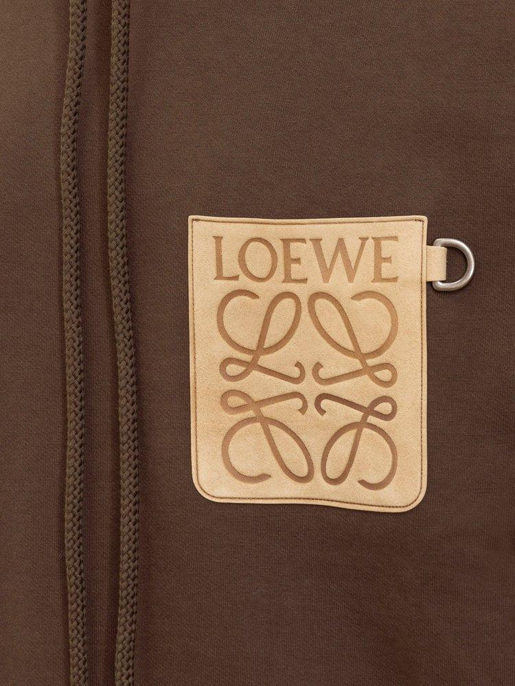 Men's Hoodie With Logo Print by Loewe