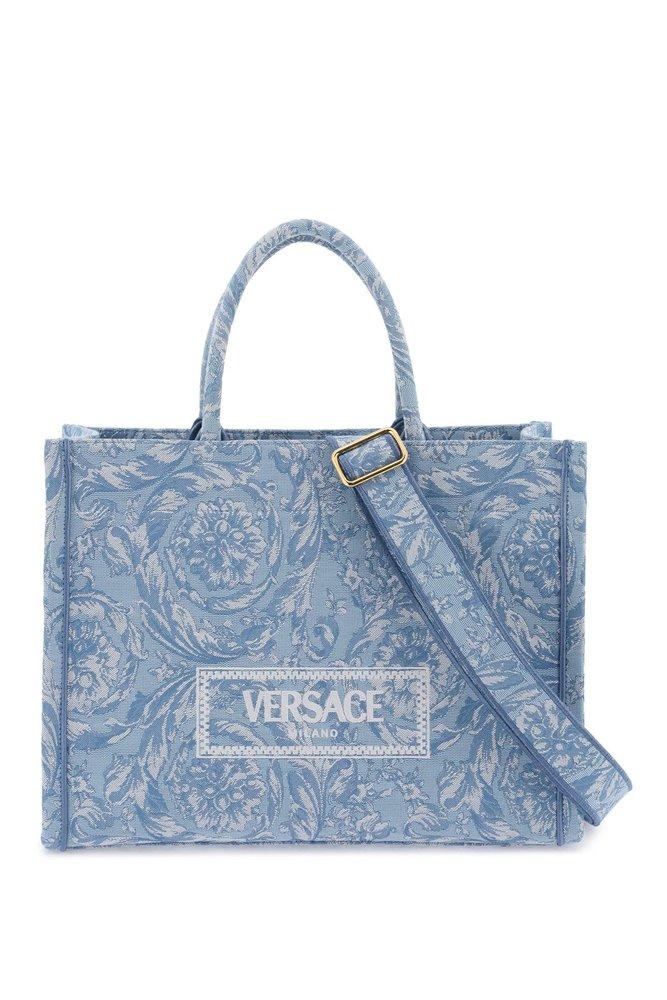 Versace blue handbag sale