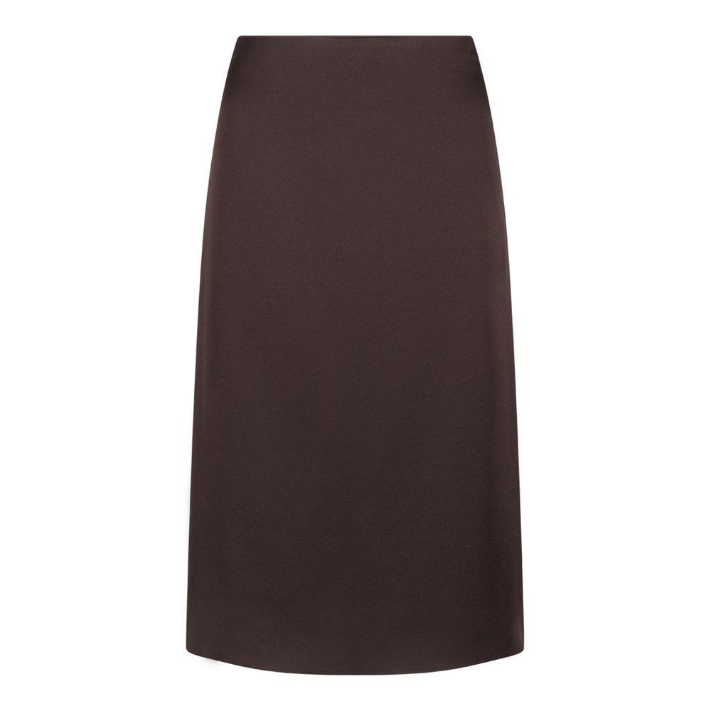 スカート Tom Ford Stretch Cotton Twill Midi Skirt Cotton-blend tricotine midi skirt in beige - Tom Ford