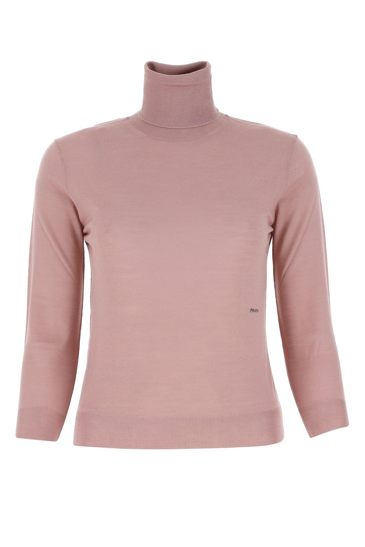 prada pink sweater