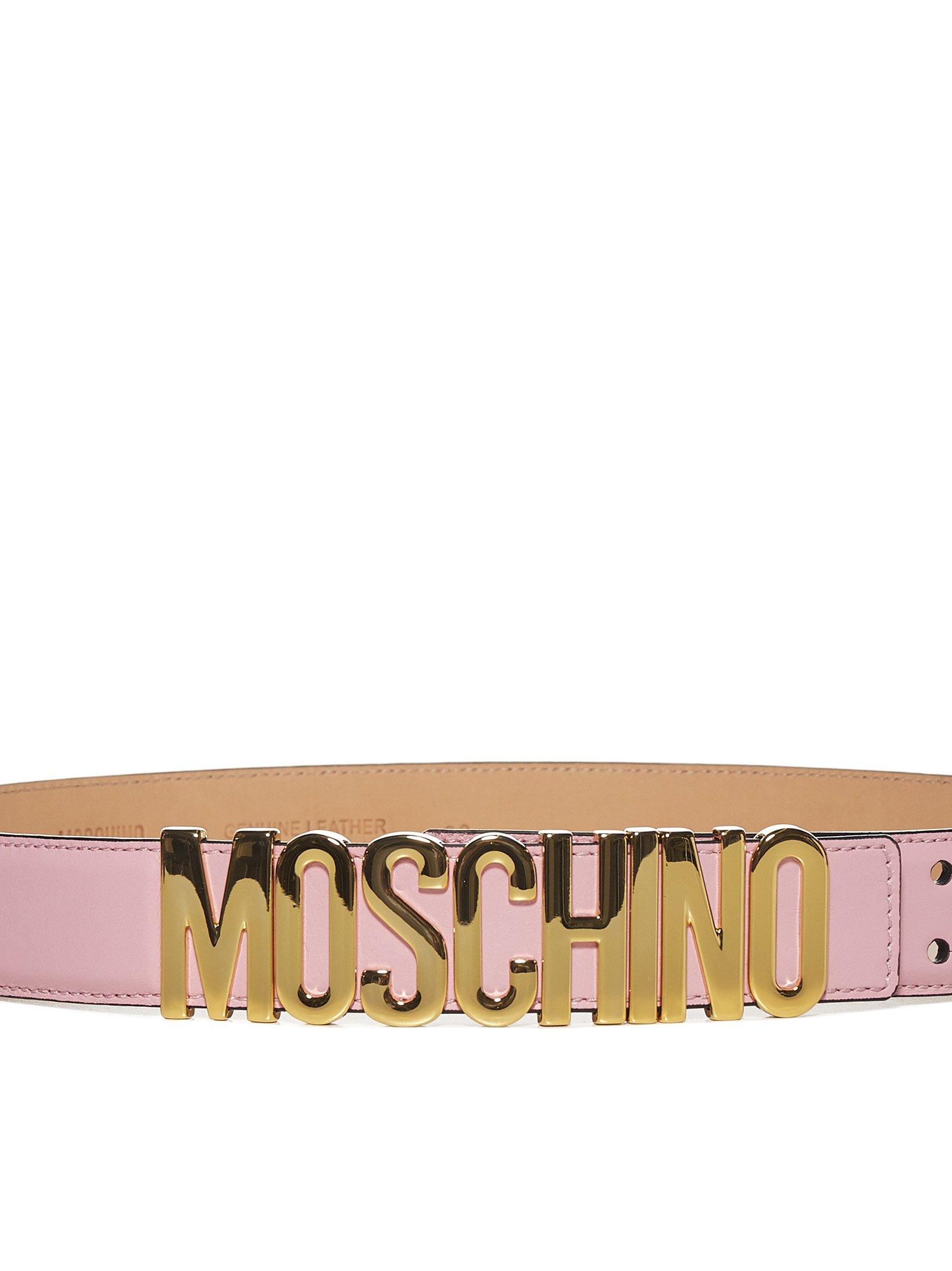 moschino belt pink