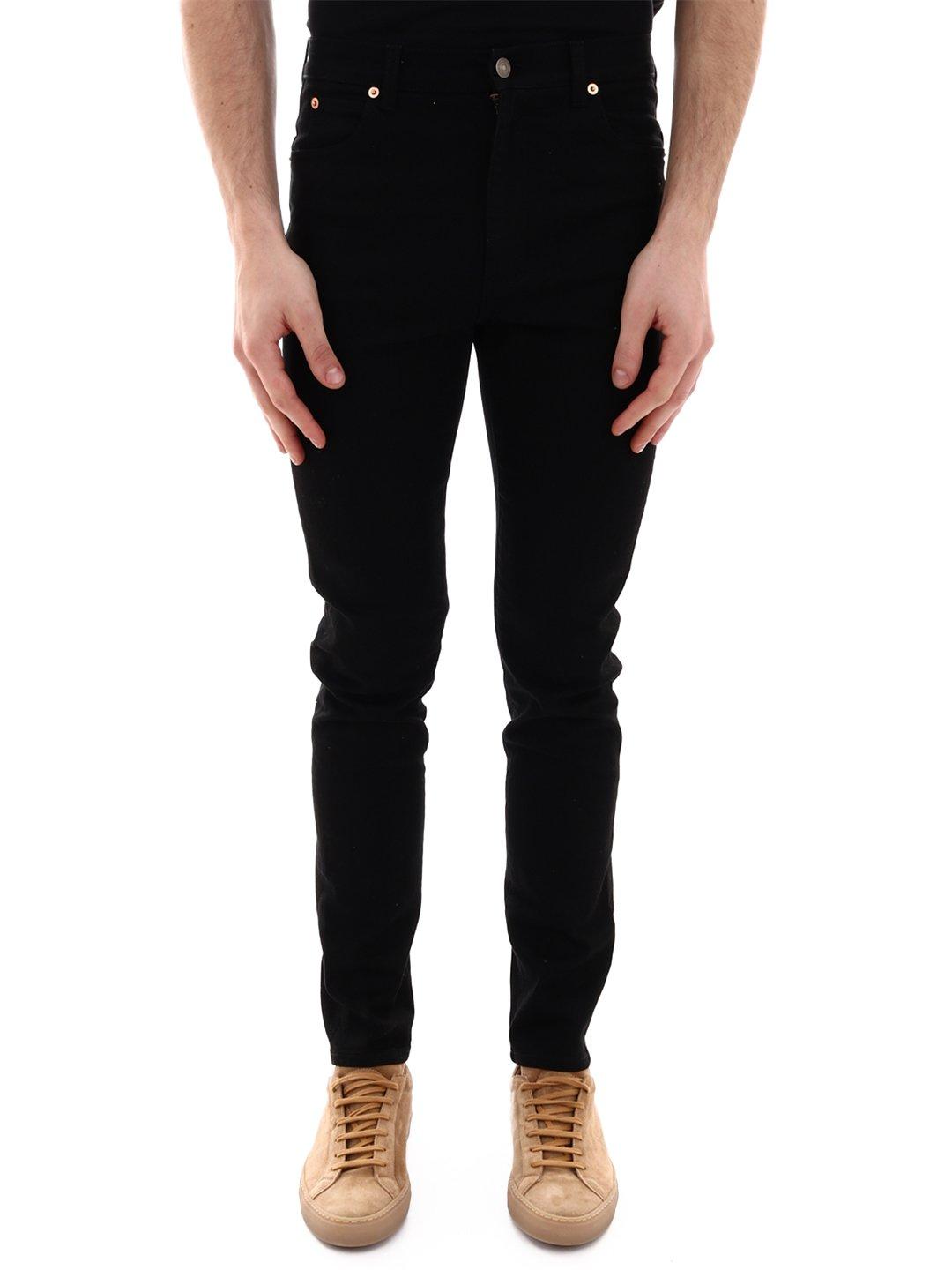 Skinny Jeans in Black for Men