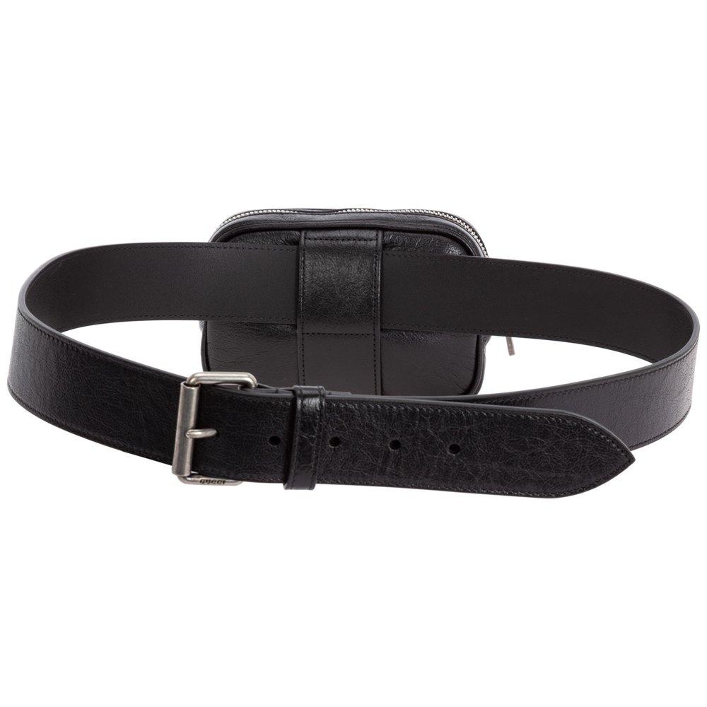Gucci Leather Belt Bum Bag Hip Pouch in 