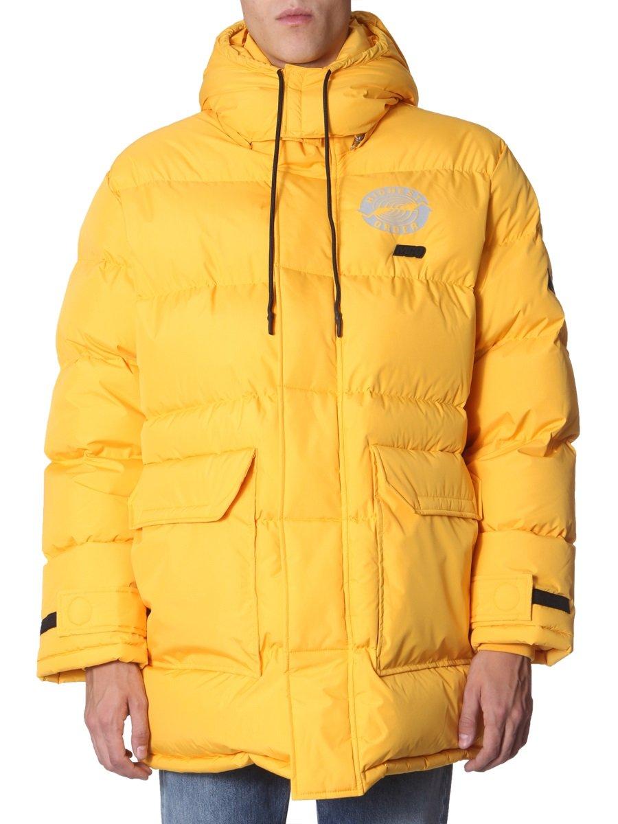 McQ Synthetic Hooded Puffer Jacket in Yellow for Men Save 22 Lyst