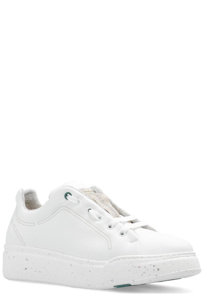 Max Mara Maxigreen Low-top Sneakers in White | Lyst