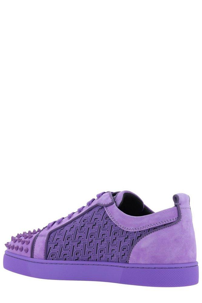 Christian louboutin purple shoes hotsell