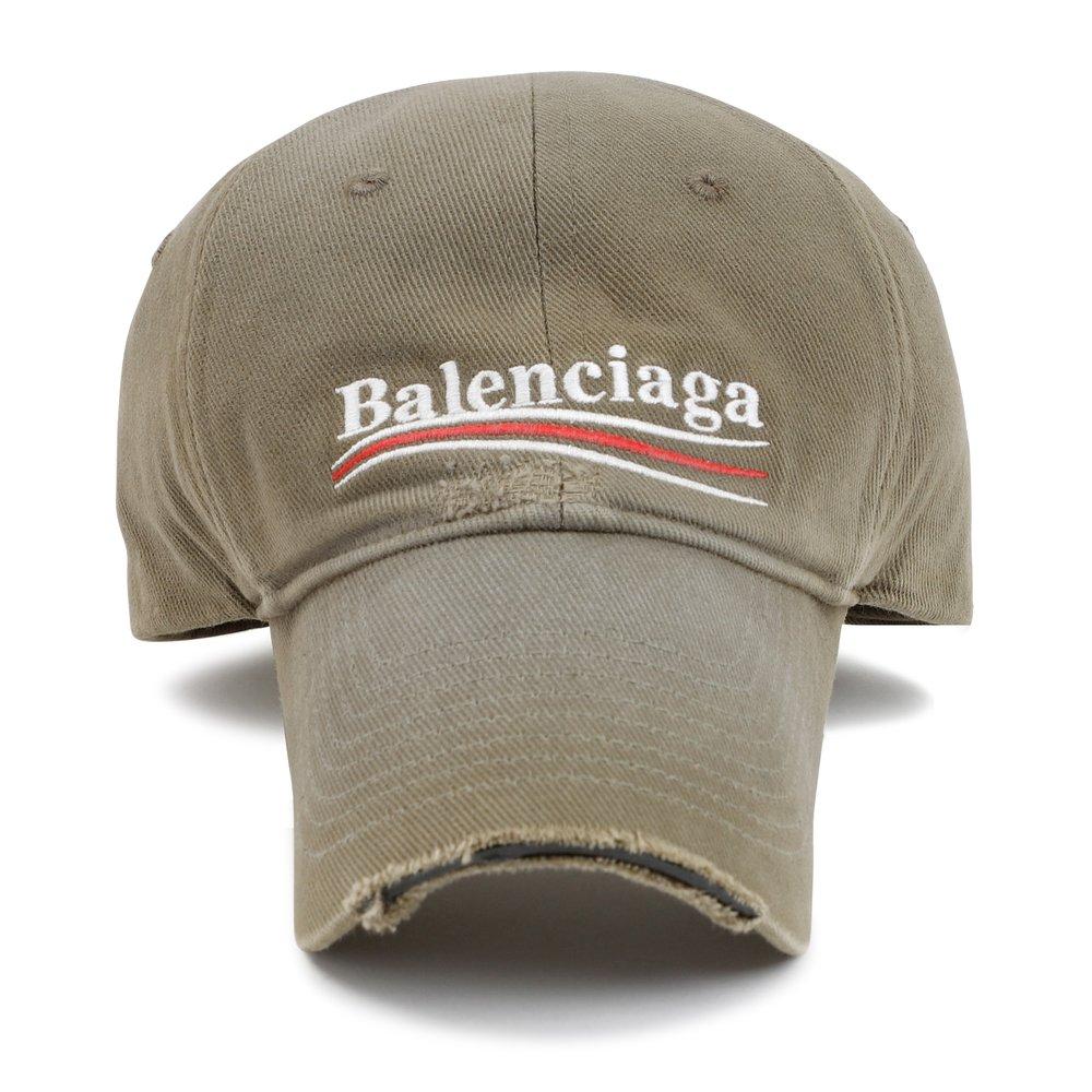 Balenciaga Cotton Political Baseball Cap Hat in Green for Men - Save 10% |  Lyst
