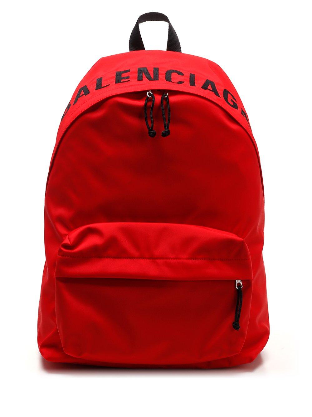 balenciaga backpack red