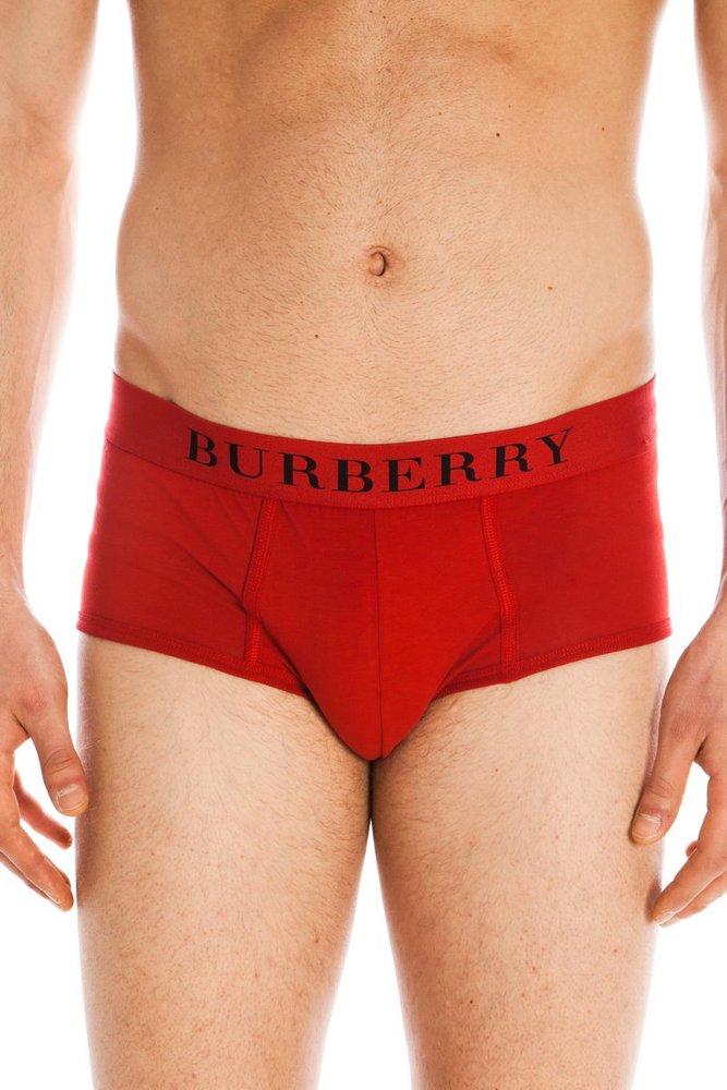 Burberry Logo Waistband Boxers in Red for Men | Lyst