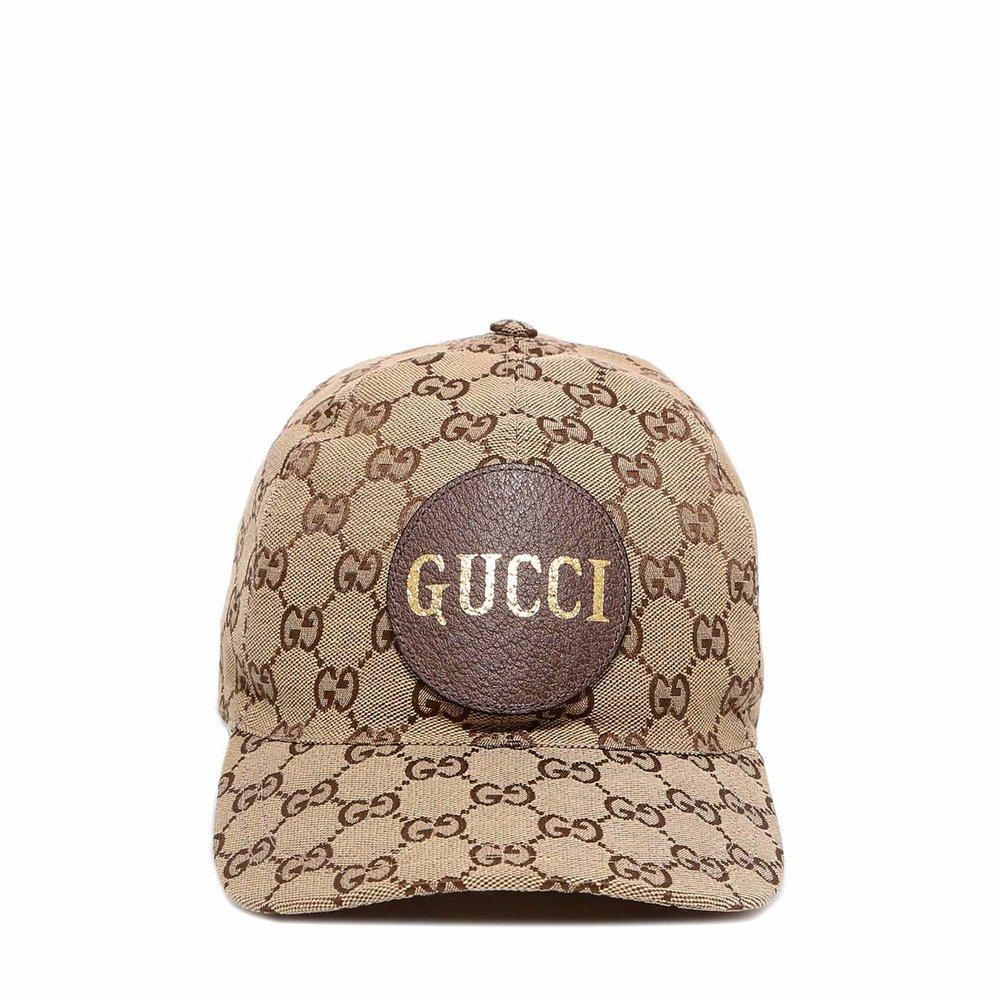 Gucci gg-monogrammed Canvas Trucker Cap in Natural for Men