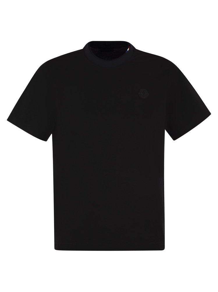 Moncler T Shirt With Logo in Black for Men | Lyst UK