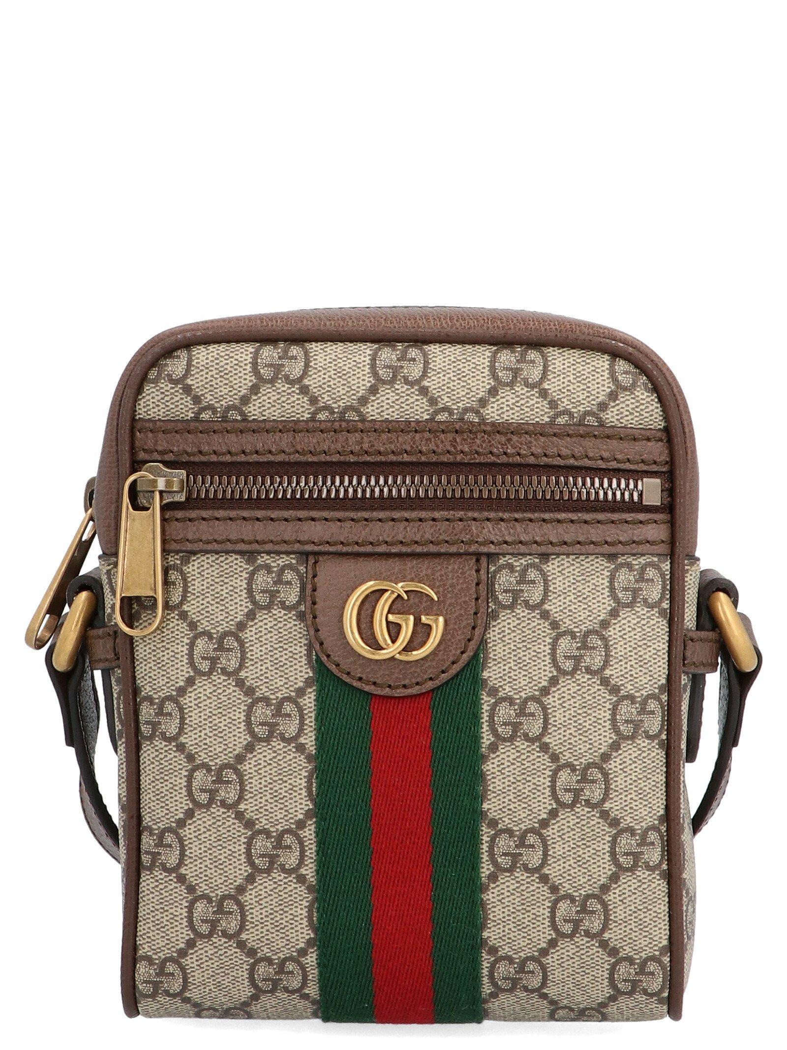 Gucci Cotton Ophidia Stripe Logo Shoulder Bag for Men - Lyst