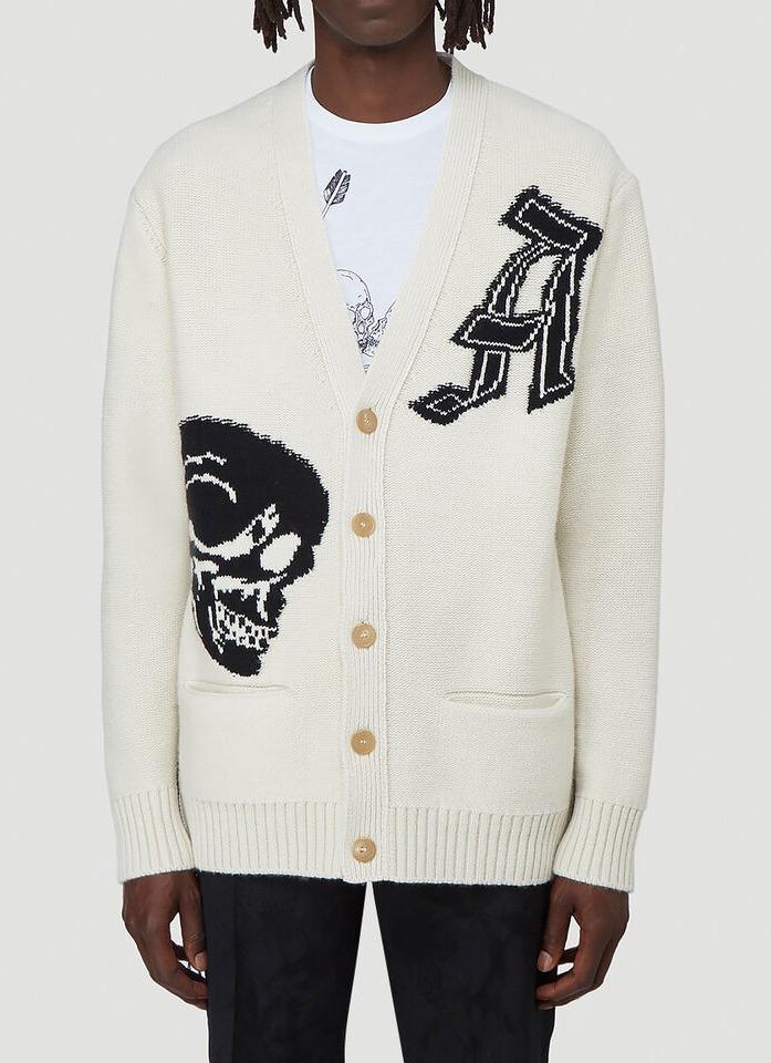 alexander mcqueen mens cardigan
